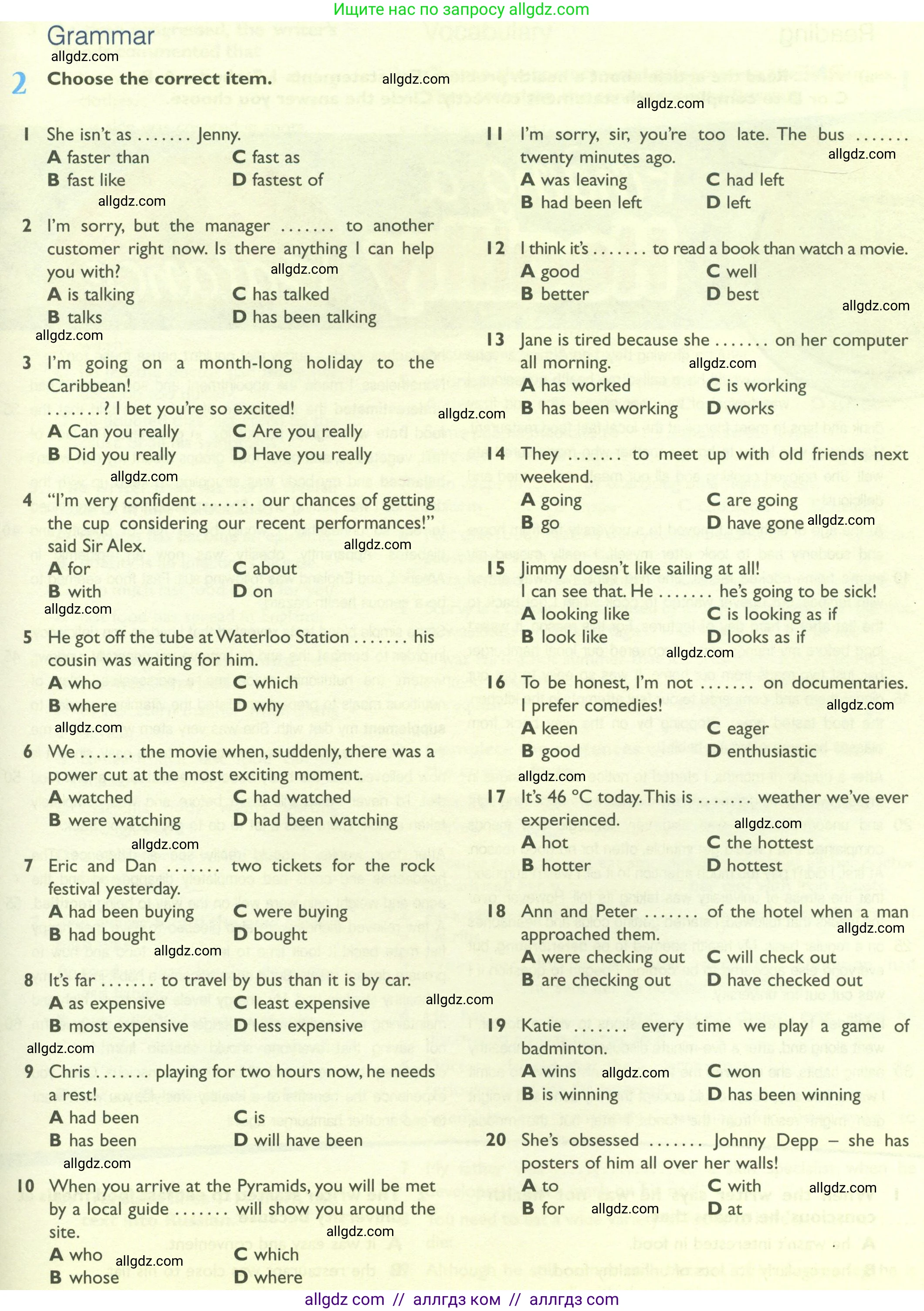 Английский язык (english), 10 класс Рабочая тетрадь (workbook), авторы: Баранова Ксения Михайловна (Baranova Ksenia), Дули Дженни (Dooley Jenny), Копылова Виктория Викторовна (Kopylova Victoria), Мильруд Радислав Петрович (Millrood Radislav), Эванс Вирджиния (Evans Virginia), издательство Просвещение, Москва, 2019, белого цвета, страница 17, номер 2, Условие