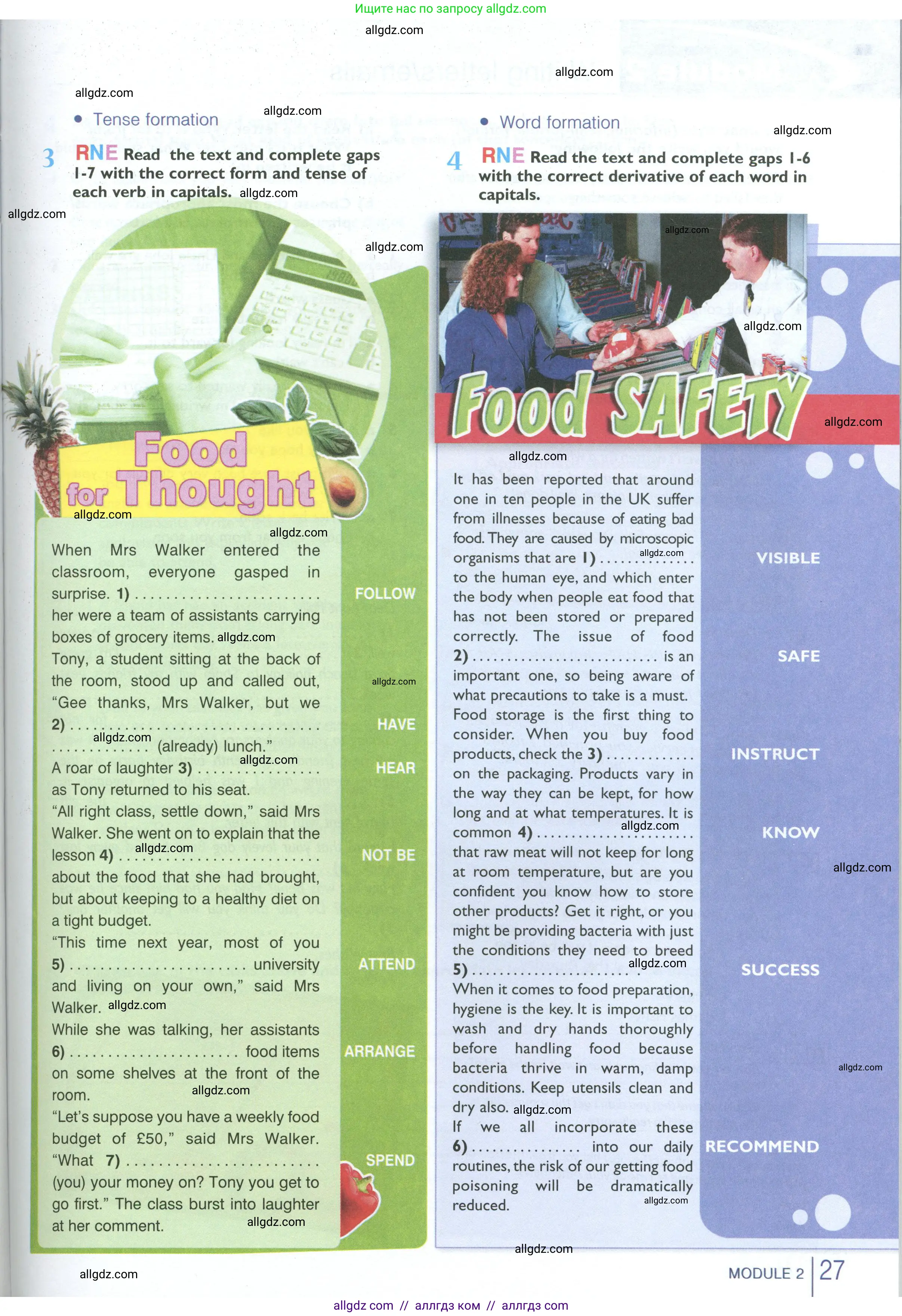 Английский язык (english), 10 класс Рабочая тетрадь (workbook), авторы: Баранова Ксения Михайловна (Baranova Ksenia), Дули Дженни (Dooley Jenny), Копылова Виктория Викторовна (Kopylova Victoria), Мильруд Радислав Петрович (Millrood Radislav), Эванс Вирджиния (Evans Virginia), издательство Просвещение, Москва, 2019, белого цвета, страница 27