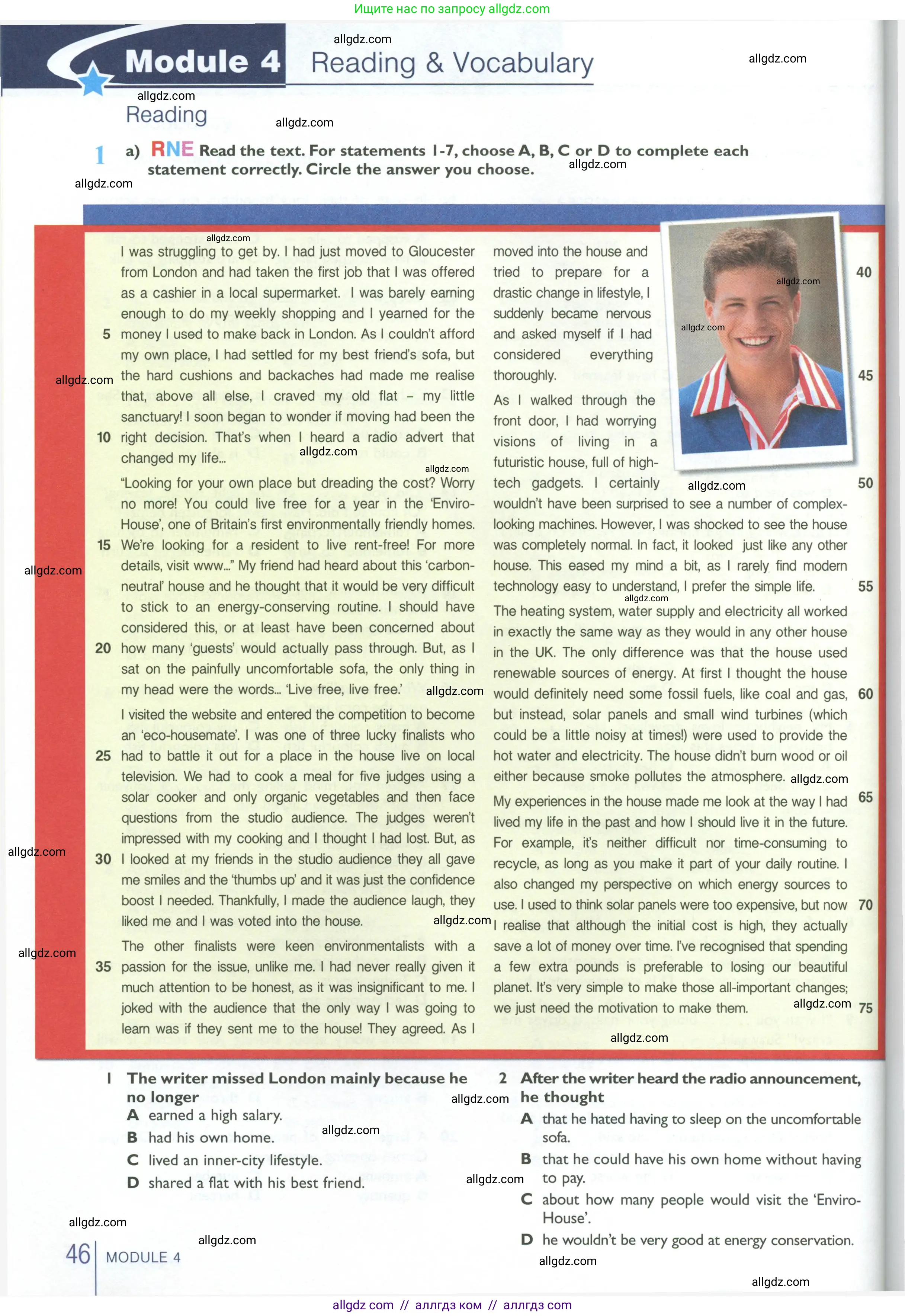 Английский язык (english), 10 класс Рабочая тетрадь (workbook), авторы: Баранова Ксения Михайловна (Baranova Ksenia), Дули Дженни (Dooley Jenny), Копылова Виктория Викторовна (Kopylova Victoria), Мильруд Радислав Петрович (Millrood Radislav), Эванс Вирджиния (Evans Virginia), издательство Просвещение, Москва, 2019, белого цвета, страница 46