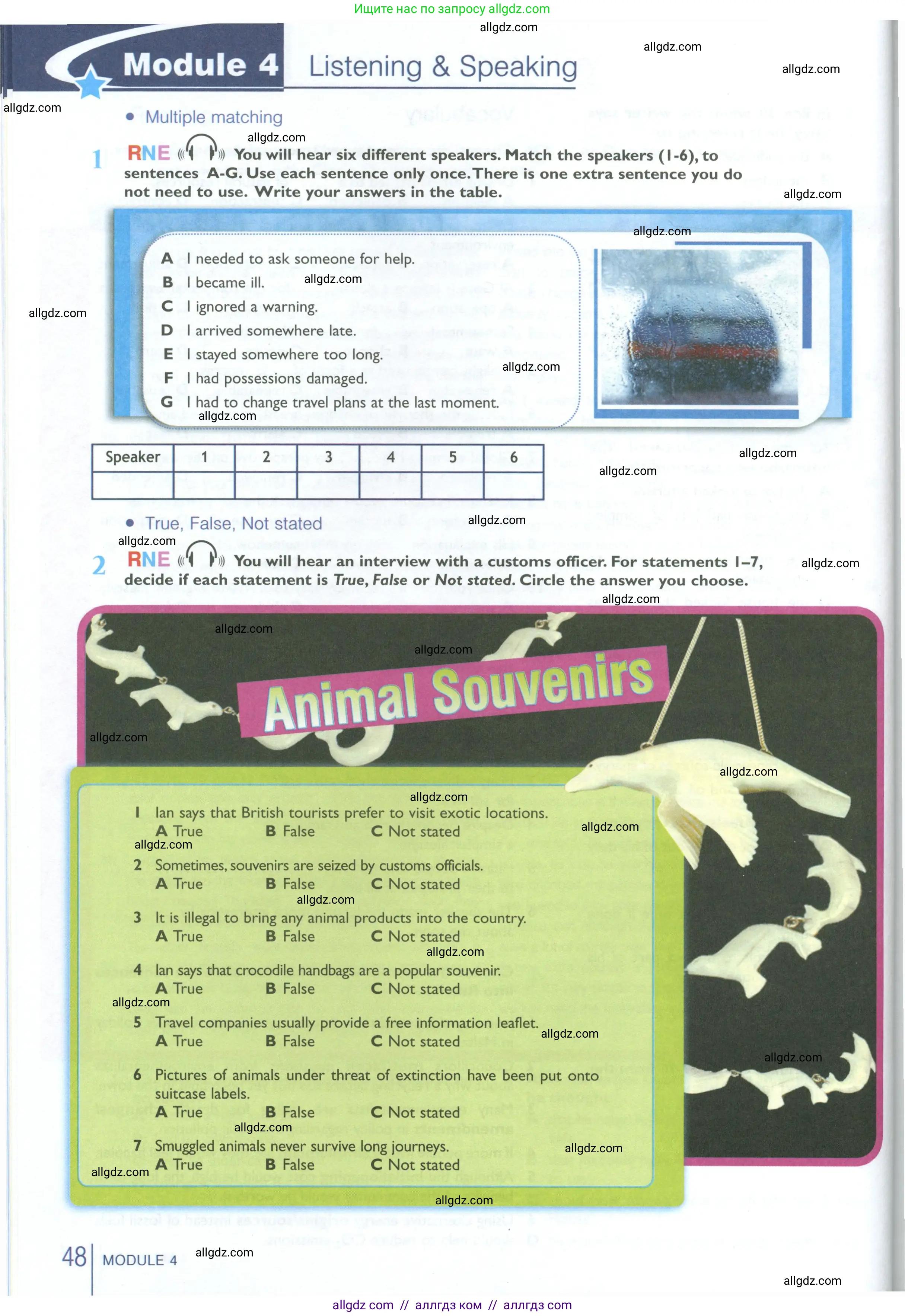 Английский язык (english), 10 класс Рабочая тетрадь (workbook), авторы: Баранова Ксения Михайловна (Baranova Ksenia), Дули Дженни (Dooley Jenny), Копылова Виктория Викторовна (Kopylova Victoria), Мильруд Радислав Петрович (Millrood Radislav), Эванс Вирджиния (Evans Virginia), издательство Просвещение, Москва, 2019, белого цвета, страница 48