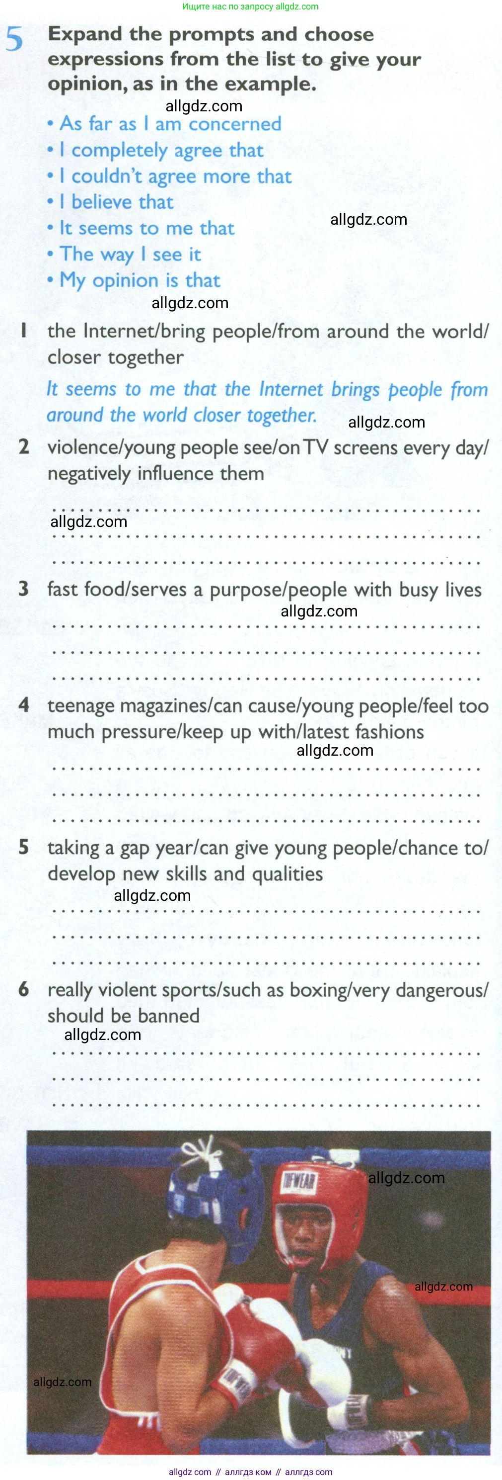 Английский язык (english), 10 класс Рабочая тетрадь (workbook), авторы: Баранова Ксения Михайловна (Baranova Ksenia), Дули Дженни (Dooley Jenny), Копылова Виктория Викторовна (Kopylova Victoria), Мильруд Радислав Петрович (Millrood Radislav), Эванс Вирджиния (Evans Virginia), издательство Просвещение, Москва, 2019, белого цвета, страница 70, номер 5, Условие