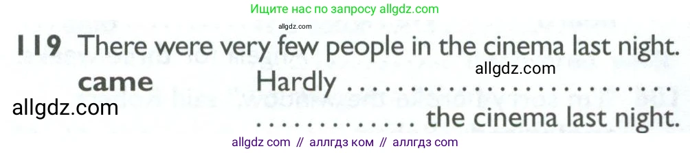 Английский язык (english), 10 класс Рабочая тетрадь (workbook), авторы: Баранова Ксения Михайловна (Baranova Ksenia), Дули Дженни (Dooley Jenny), Копылова Виктория Викторовна (Kopylova Victoria), Мильруд Радислав Петрович (Millrood Radislav), Эванс Вирджиния (Evans Virginia), издательство Просвещение, Москва, 2019, белого цвета, страница 78, номер 119, Условие