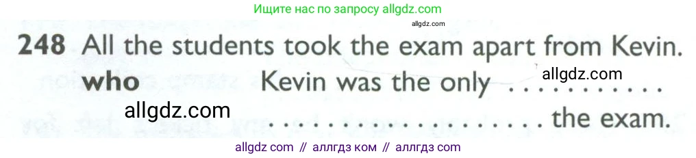 Английский язык (english), 10 класс Рабочая тетрадь (workbook), авторы: Баранова Ксения Михайловна (Baranova Ksenia), Дули Дженни (Dooley Jenny), Копылова Виктория Викторовна (Kopylova Victoria), Мильруд Радислав Петрович (Millrood Radislav), Эванс Вирджиния (Evans Virginia), издательство Просвещение, Москва, 2019, белого цвета, страница 82, номер 248, Условие