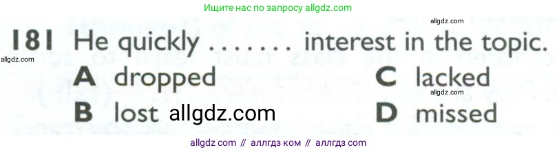 Английский язык (english), 10 класс Рабочая тетрадь (workbook), авторы: Баранова Ксения Михайловна (Baranova Ksenia), Дули Дженни (Dooley Jenny), Копылова Виктория Викторовна (Kopylova Victoria), Мильруд Радислав Петрович (Millrood Radislav), Эванс Вирджиния (Evans Virginia), издательство Просвещение, Москва, 2019, белого цвета, страница 89, номер 181, Условие