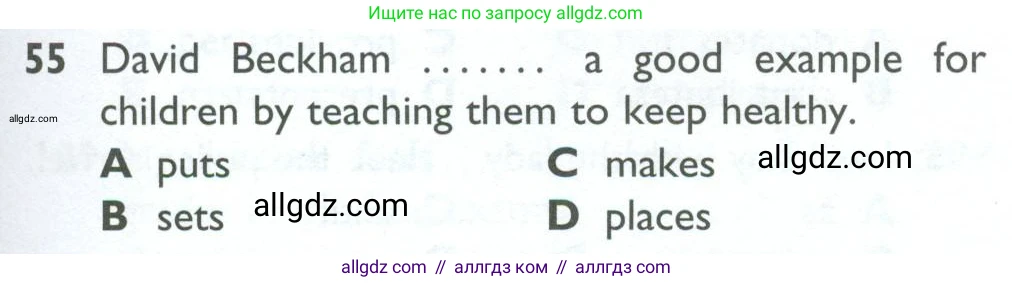 Английский язык (english), 10 класс Рабочая тетрадь (workbook), авторы: Баранова Ксения Михайловна (Baranova Ksenia), Дули Дженни (Dooley Jenny), Копылова Виктория Викторовна (Kopylova Victoria), Мильруд Радислав Петрович (Millrood Radislav), Эванс Вирджиния (Evans Virginia), издательство Просвещение, Москва, 2019, белого цвета, страница 85, номер 55, Условие