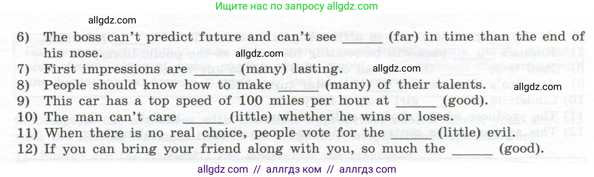 Английский язык (english), 10 класс сборник грамматических упражнений, автор: Мильруд Радислав Петрович (Millrood Radislav), издательство Просвещение, Москва, 2019, белого цвета, страница 63, номер 10, Условие (продолжение 2)