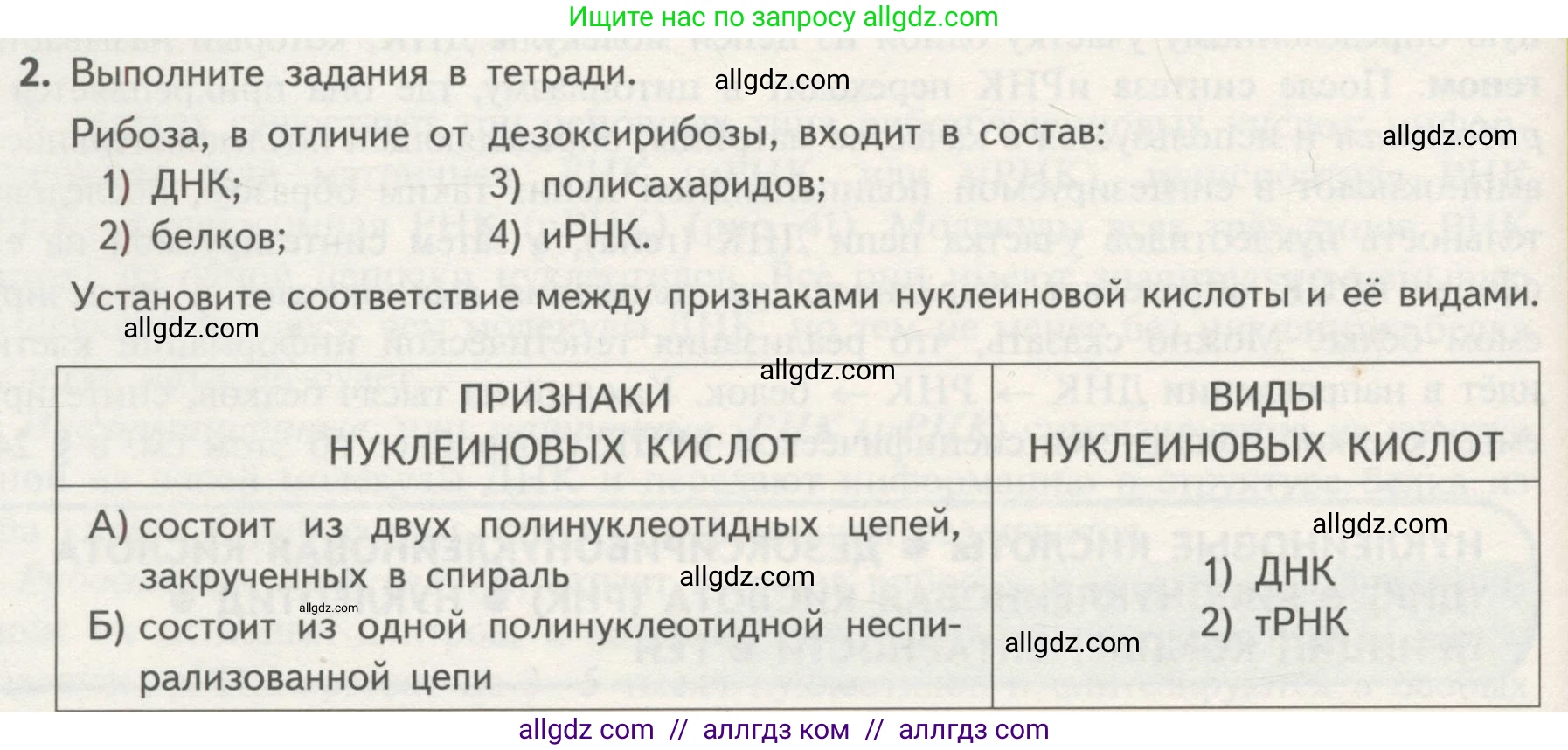 Биология, 10 класс Учебник, авторы: Пасечник Владимир Васильевич, Каменский Андрей Александрович, Рубцов Александр Михайлович, Швецов Глеб Геннадьевич, Гапонюк Зоя Георгиевна, издательство Просвещение, Москва, 2018, зелёного цвета, страница 90, номер 2, Условие
