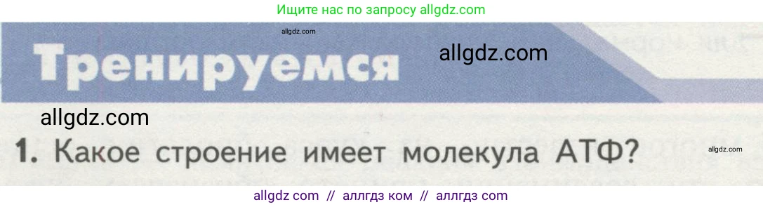 Биология, 10 класс Учебник, авторы: Пасечник Владимир Васильевич, Каменский Андрей Александрович, Рубцов Александр Михайлович, Швецов Глеб Геннадьевич, Гапонюк Зоя Георгиевна, издательство Просвещение, Москва, 2018, зелёного цвета, страница 96, номер 1, Условие