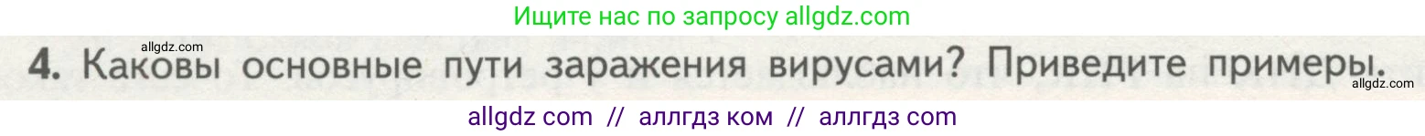 Биология, 10 класс Учебник, авторы: Пасечник Владимир Васильевич, Каменский Андрей Александрович, Рубцов Александр Михайлович, Швецов Глеб Геннадьевич, Гапонюк Зоя Георгиевна, издательство Просвещение, Москва, 2018, зелёного цвета, страница 104, номер 4, Условие