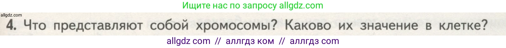 Биология, 10 класс Учебник, авторы: Пасечник Владимир Васильевич, Каменский Андрей Александрович, Рубцов Александр Михайлович, Швецов Глеб Геннадьевич, Гапонюк Зоя Георгиевна, издательство Просвещение, Москва, 2018, зелёного цвета, страница 129, номер 4, Условие