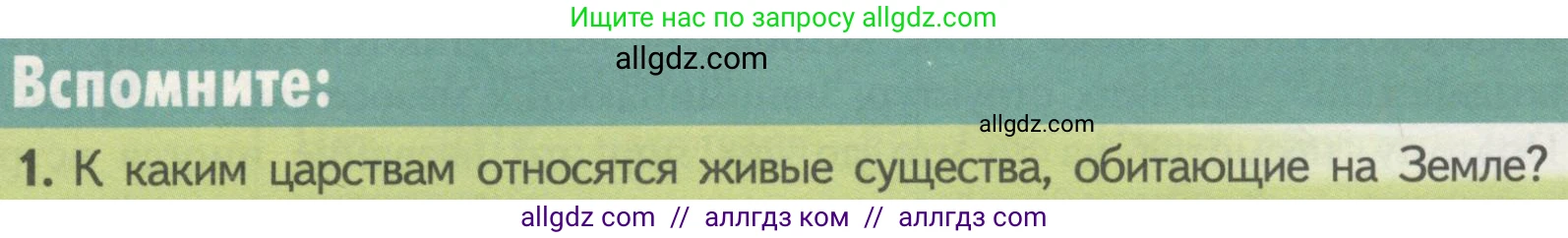 Биология, 10 класс Учебник, авторы: Пасечник Владимир Васильевич, Каменский Андрей Александрович, Рубцов Александр Михайлович, Швецов Глеб Геннадьевич, Гапонюк Зоя Георгиевна, издательство Просвещение, Москва, 2018, зелёного цвета, страница 143, номер 1, Условие