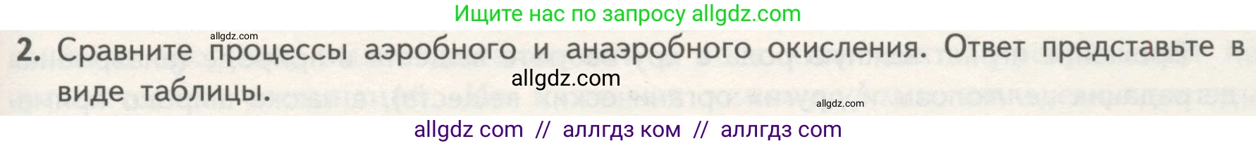 Биология, 10 класс Учебник, авторы: Пасечник Владимир Васильевич, Каменский Андрей Александрович, Рубцов Александр Михайлович, Швецов Глеб Геннадьевич, Гапонюк Зоя Георгиевна, издательство Просвещение, Москва, 2018, зелёного цвета, страница 159, номер 2, Условие