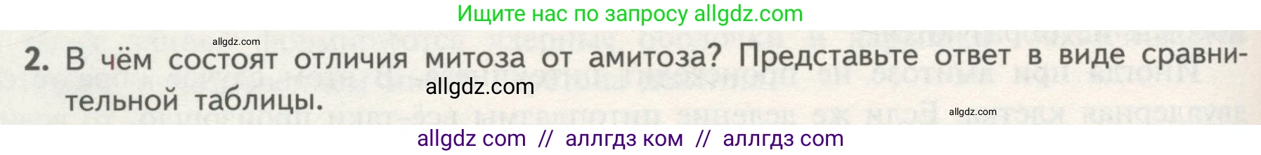 Биология, 10 класс Учебник, авторы: Пасечник Владимир Васильевич, Каменский Андрей Александрович, Рубцов Александр Михайлович, Швецов Глеб Геннадьевич, Гапонюк Зоя Георгиевна, издательство Просвещение, Москва, 2018, зелёного цвета, страница 188, номер 2, Условие