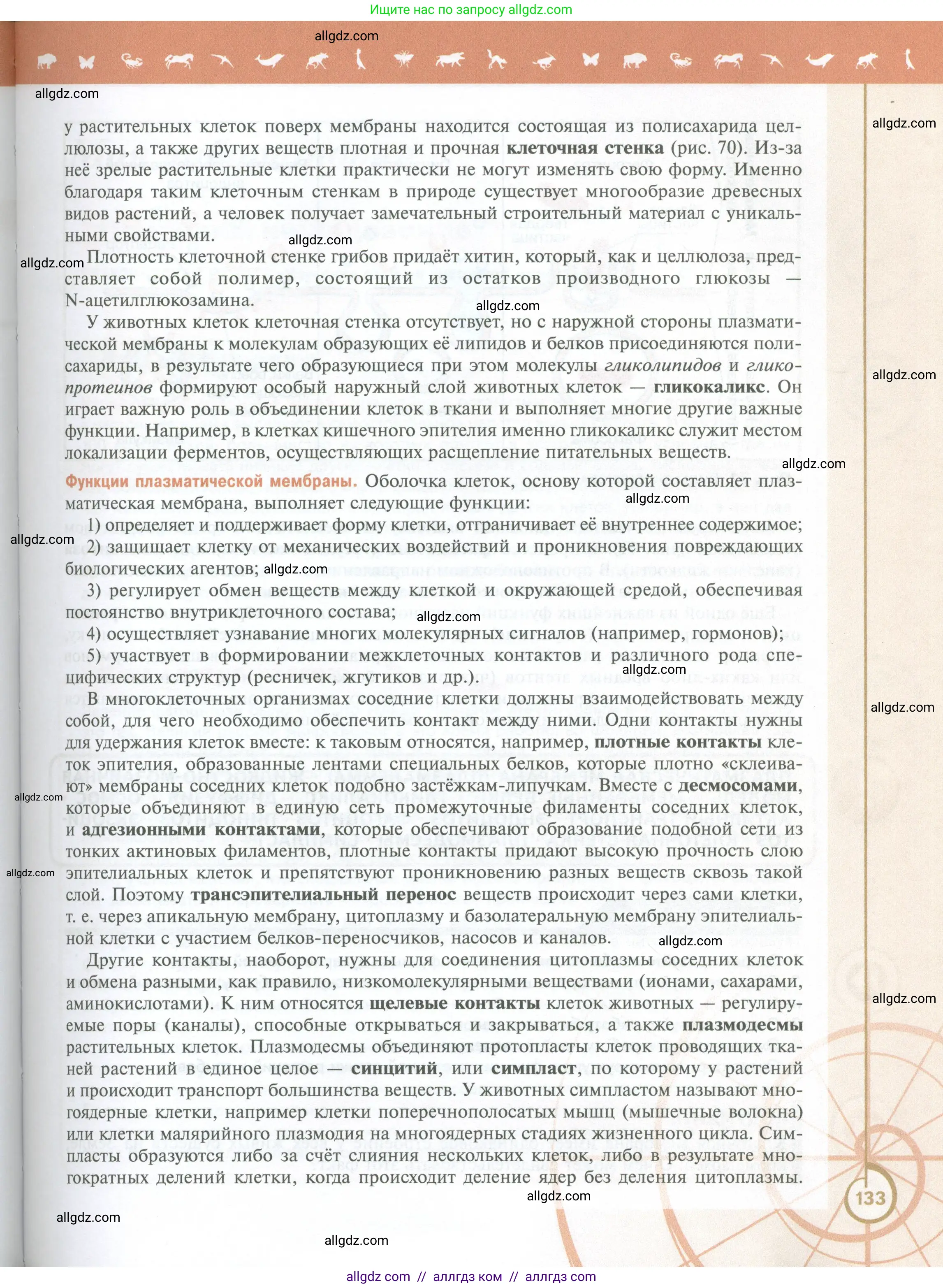 Биология, 10 класс Учебник, авторы: Пасечник Владимир Васильевич, Каменский Андрей Александрович, Рубцов Александр Михайлович, Швецов Глеб Геннадьевич, Абовян Леван Арташесович, Гапонюк Зоя Георгиевна, издательство Просвещение, Москва, 2024, коричневого цвета, страница 133