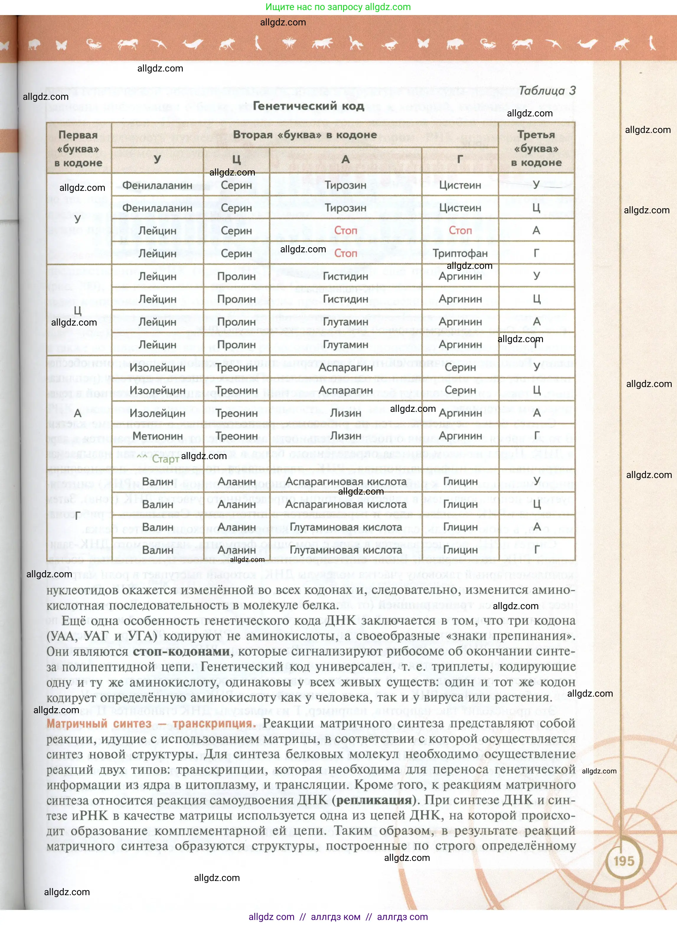 Биология, 10 класс Учебник, авторы: Пасечник Владимир Васильевич, Каменский Андрей Александрович, Рубцов Александр Михайлович, Швецов Глеб Геннадьевич, Абовян Леван Арташесович, Гапонюк Зоя Георгиевна, издательство Просвещение, Москва, 2024, коричневого цвета, страница 195