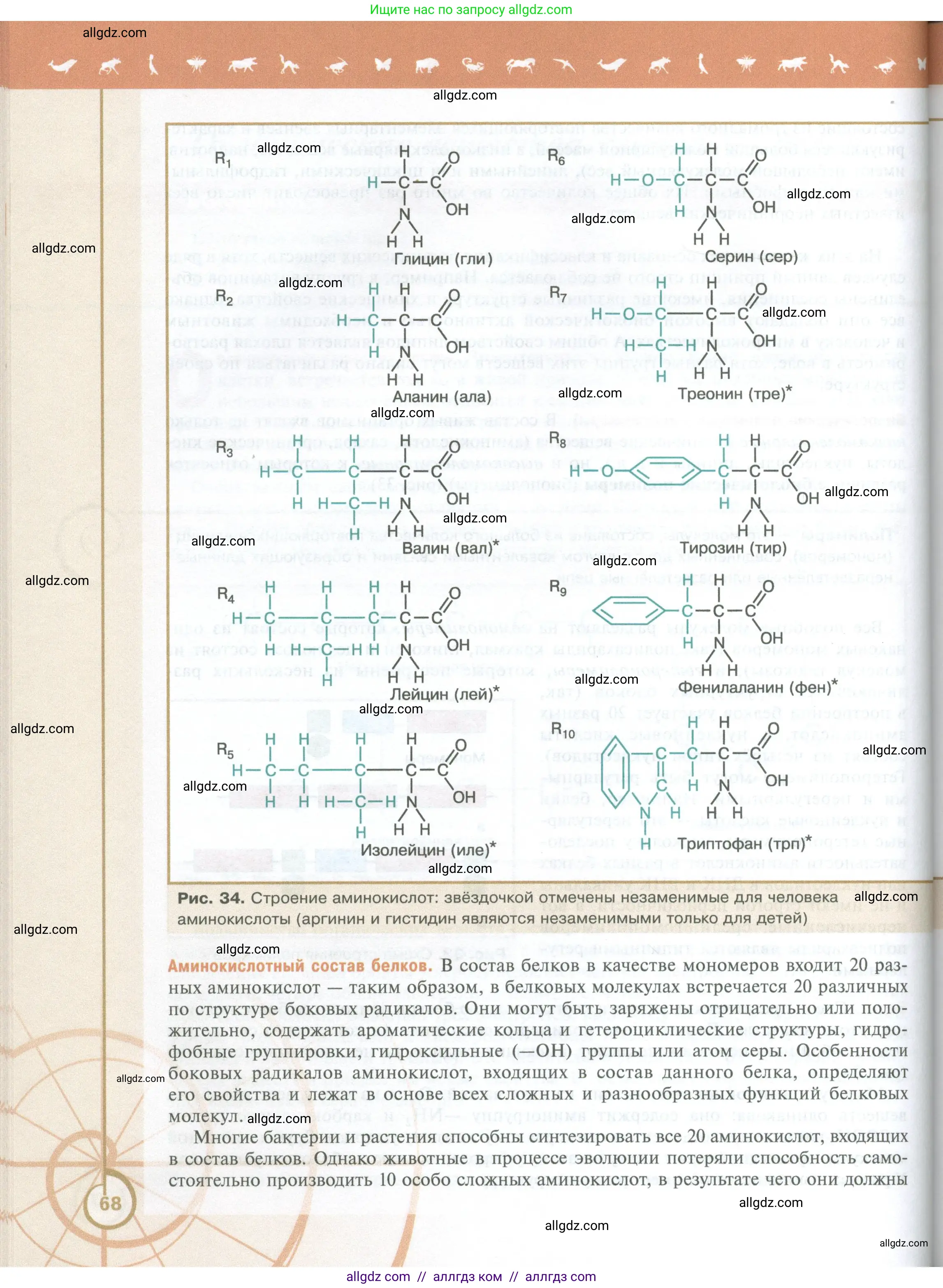 Биология, 10 класс Учебник, авторы: Пасечник Владимир Васильевич, Каменский Андрей Александрович, Рубцов Александр Михайлович, Швецов Глеб Геннадьевич, Абовян Леван Арташесович, Гапонюк Зоя Георгиевна, издательство Просвещение, Москва, 2024, коричневого цвета, страница 68
