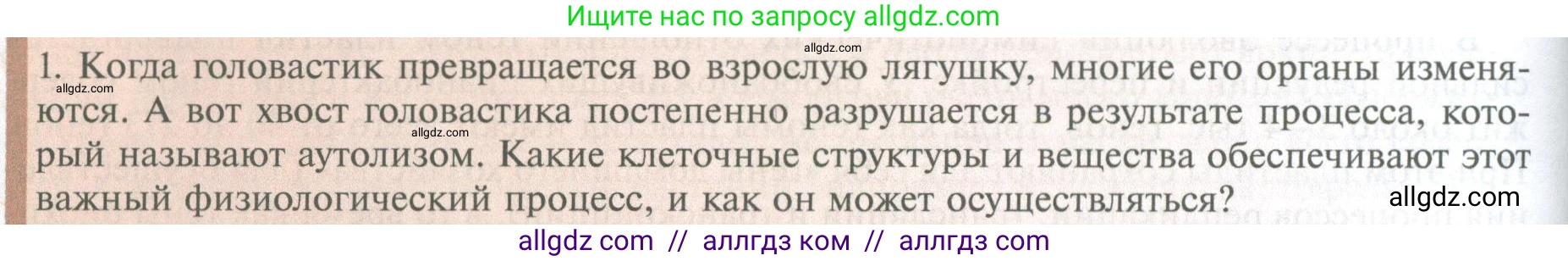 Биология, 10 класс Учебник, авторы: Пасечник Владимир Васильевич, Каменский Андрей Александрович, Рубцов Александр Михайлович, Швецов Глеб Геннадьевич, Абовян Леван Арташесович, Гапонюк Зоя Георгиевна, издательство Просвещение, Москва, 2024, коричневого цвета, Часть 1, страница 144, номер 1, Условие