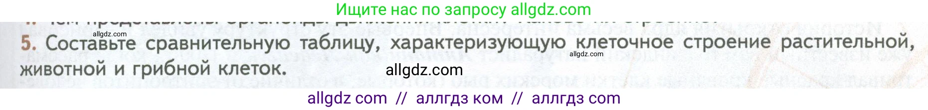 Биология, 10 класс Учебник, авторы: Пасечник Владимир Васильевич, Каменский Андрей Александрович, Рубцов Александр Михайлович, Швецов Глеб Геннадьевич, Абовян Леван Арташесович, Гапонюк Зоя Георгиевна, издательство Просвещение, Москва, 2024, коричневого цвета, Часть 1, страница 151, номер 5, Условие