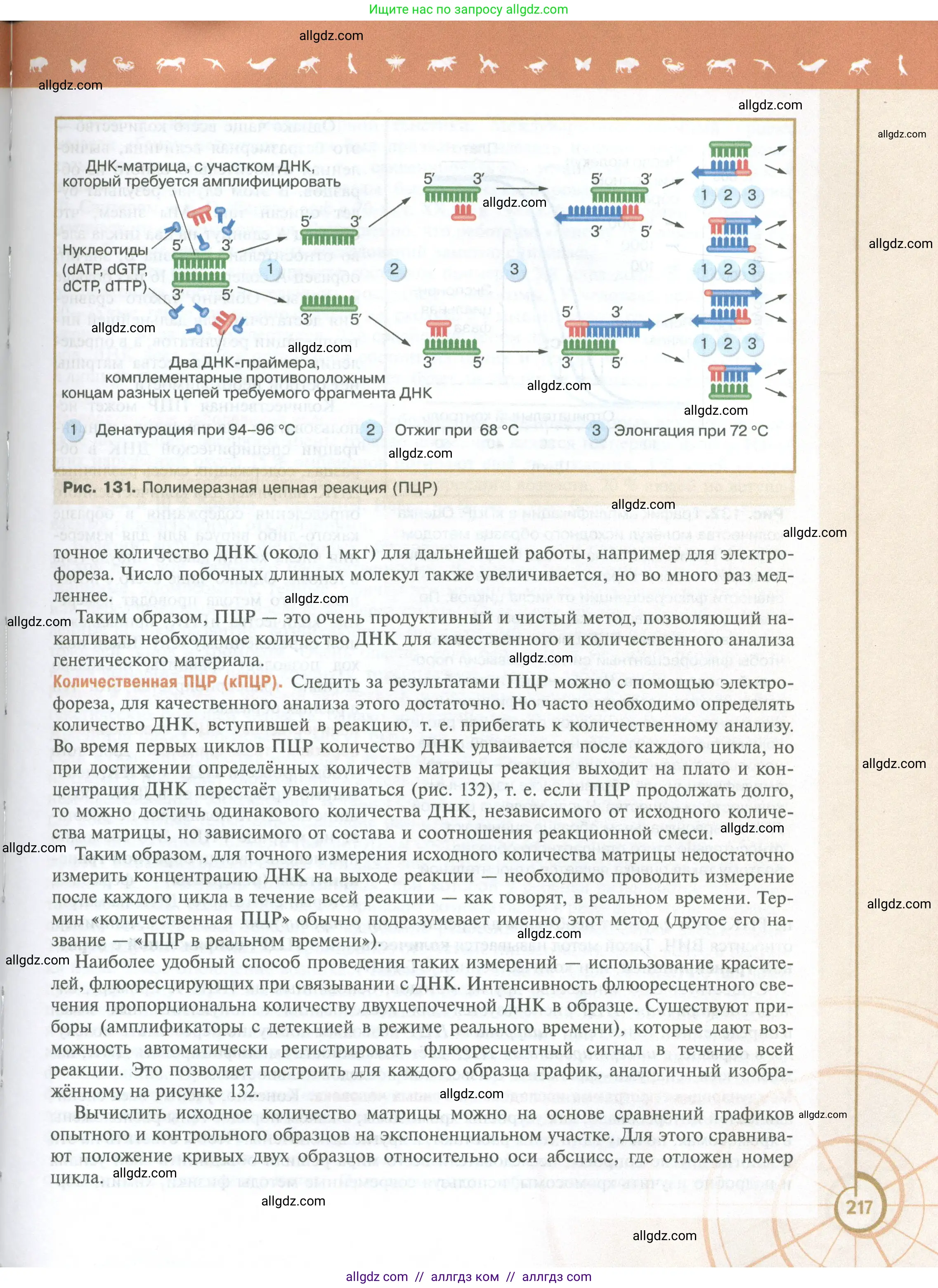 Биология, 10 класс Учебник, авторы: Пасечник Владимир Васильевич, Каменский Андрей Александрович, Рубцов Александр Михайлович, Швецов Глеб Геннадьевич, Абовян Леван Арташесович, Гапонюк Зоя Георгиевна, издательство Просвещение, Москва, 2024, коричневого цвета, страница 217