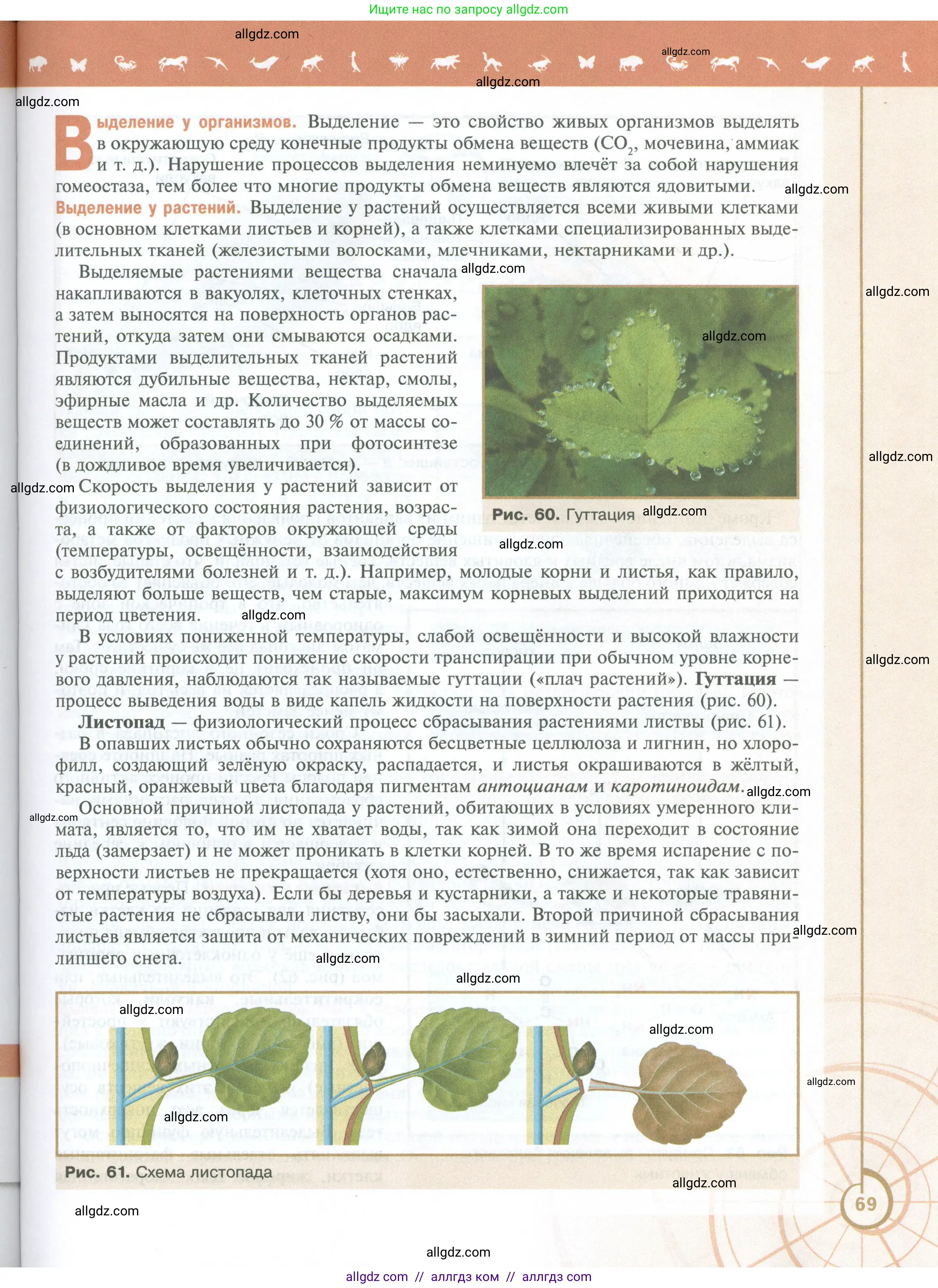 Биология, 10 класс Учебник, авторы: Пасечник Владимир Васильевич, Каменский Андрей Александрович, Рубцов Александр Михайлович, Швецов Глеб Геннадьевич, Абовян Леван Арташесович, Гапонюк Зоя Георгиевна, издательство Просвещение, Москва, 2024, коричневого цвета, страница 69
