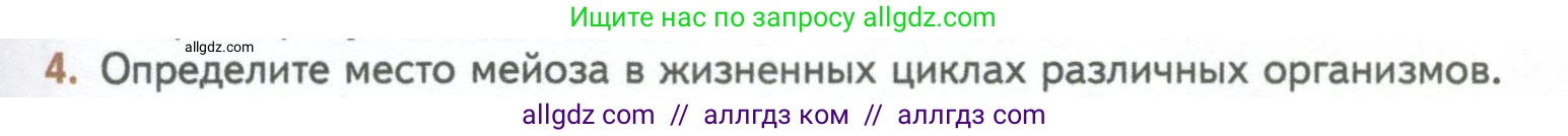Биология, 10 класс Учебник, авторы: Пасечник Владимир Васильевич, Каменский Андрей Александрович, Рубцов Александр Михайлович, Швецов Глеб Геннадьевич, Абовян Леван Арташесович, Гапонюк Зоя Георгиевна, издательство Просвещение, Москва, 2024, коричневого цвета, Часть 2, страница 109, номер 4, Условие