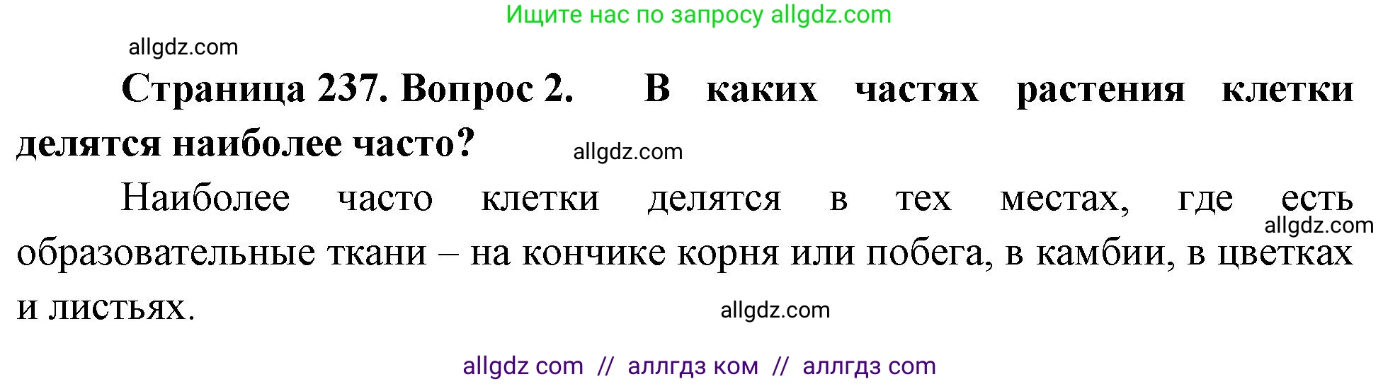 Биология, 10 класс Учебник, авторы: Пасечник Владимир Васильевич, Каменский Андрей Александрович, Рубцов Александр Михайлович, Швецов Глеб Геннадьевич, Абовян Леван Арташесович, Гапонюк Зоя Георгиевна, издательство Просвещение, Москва, 2024, коричневого цвета, Часть 1, страница 237, номер 2, Решение