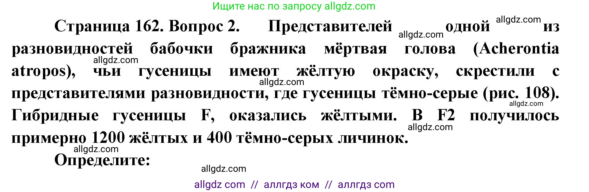 Биология, 10 класс Учебник, авторы: Пасечник Владимир Васильевич, Каменский Андрей Александрович, Рубцов Александр Михайлович, Швецов Глеб Геннадьевич, Абовян Леван Арташесович, Гапонюк Зоя Георгиевна, издательство Просвещение, Москва, 2024, коричневого цвета, Часть 2, страница 162, номер 2, Решение