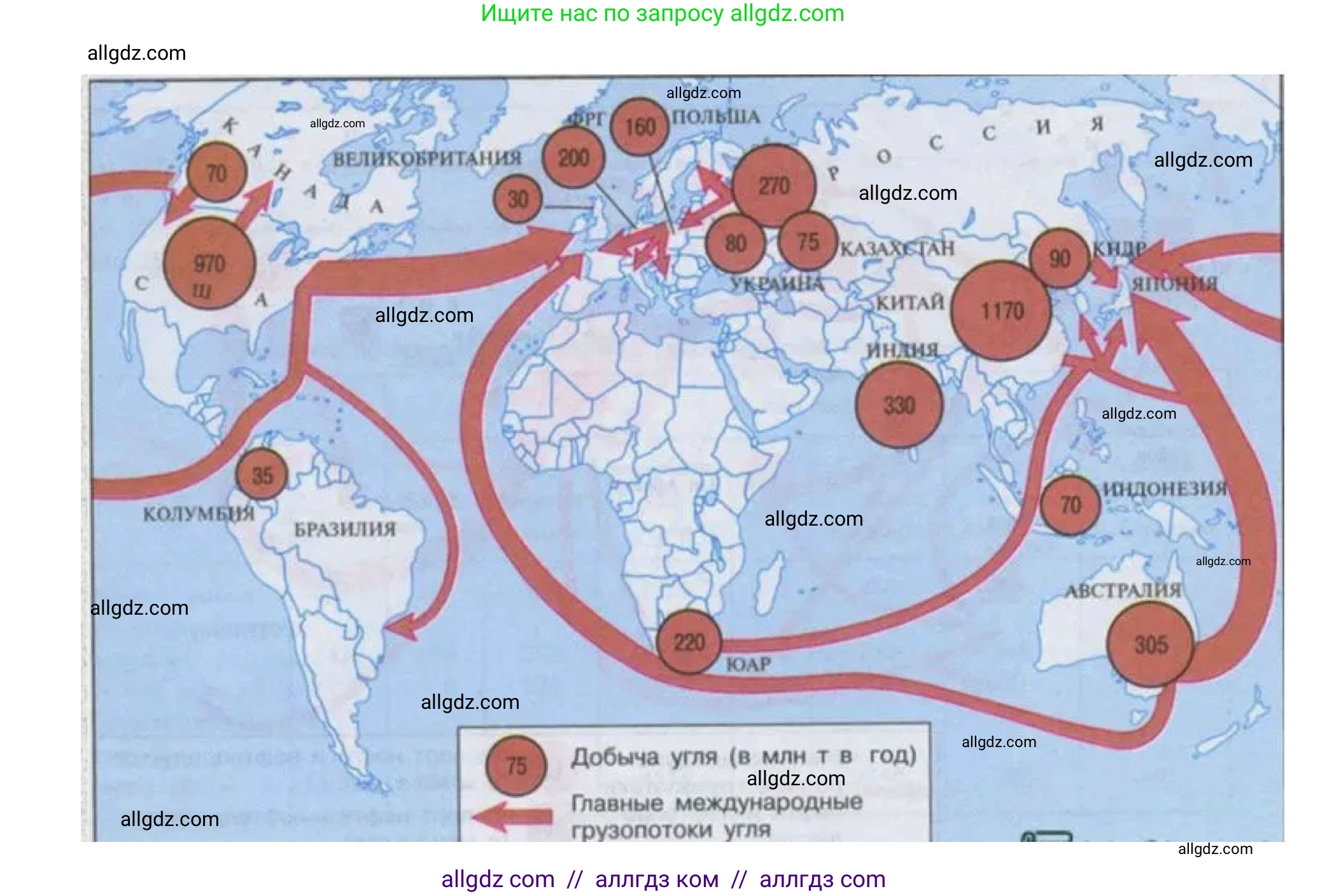 География, 10 класс Учебник, авторы: Гладкий Юрий Никифорович, Николина Вера Викторовна, издательство Просвещение, Москва, 2019, жёлтого цвета, страница 175, номер 5, Решение (продолжение 2)