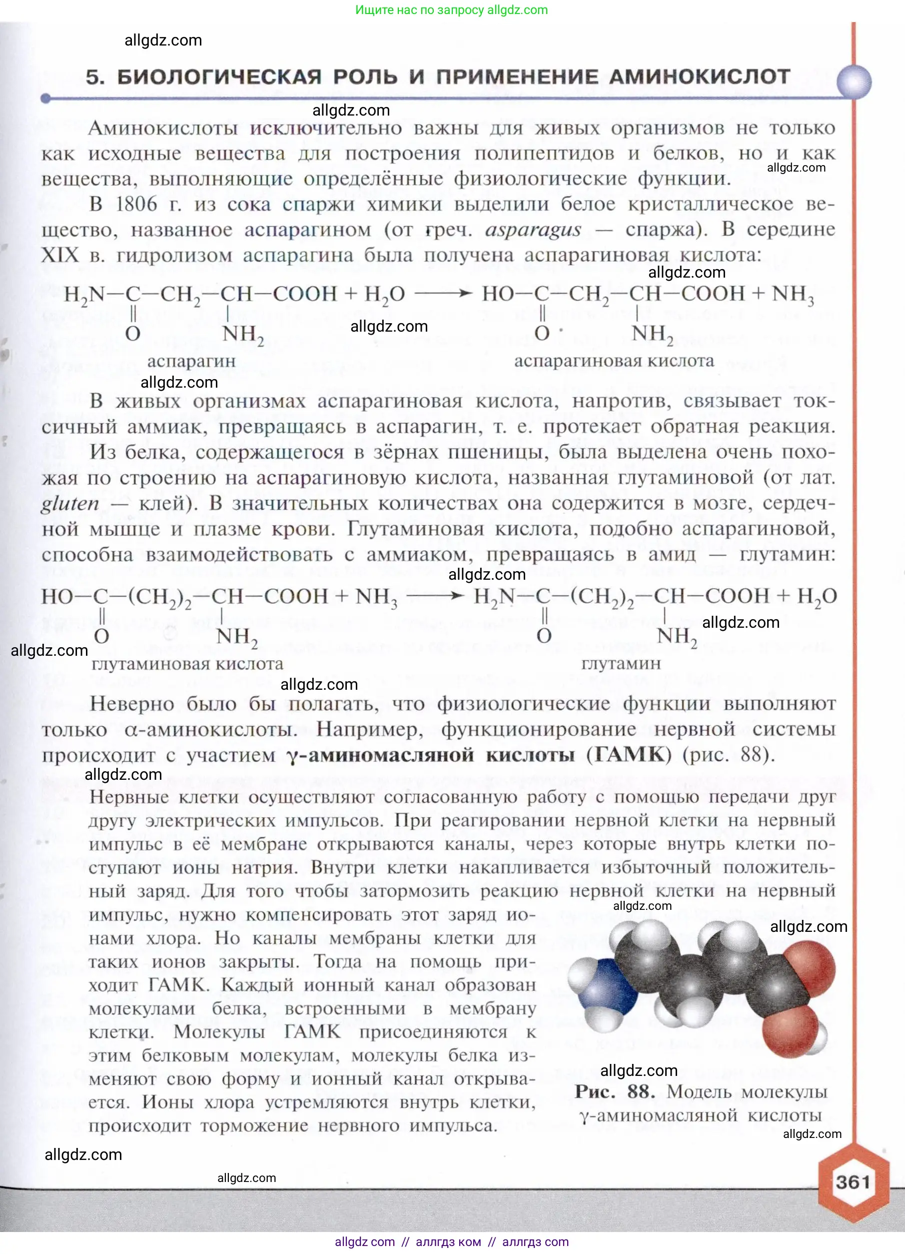 Химия, 10 класс Учебник, авторы: Габриелян Олег Саргисович, Остроумов Игорь Геннадьевич, Сладков Сергей Анатольевич, издательство Просвещение, Москва, 2021, белого цвета, страница 361