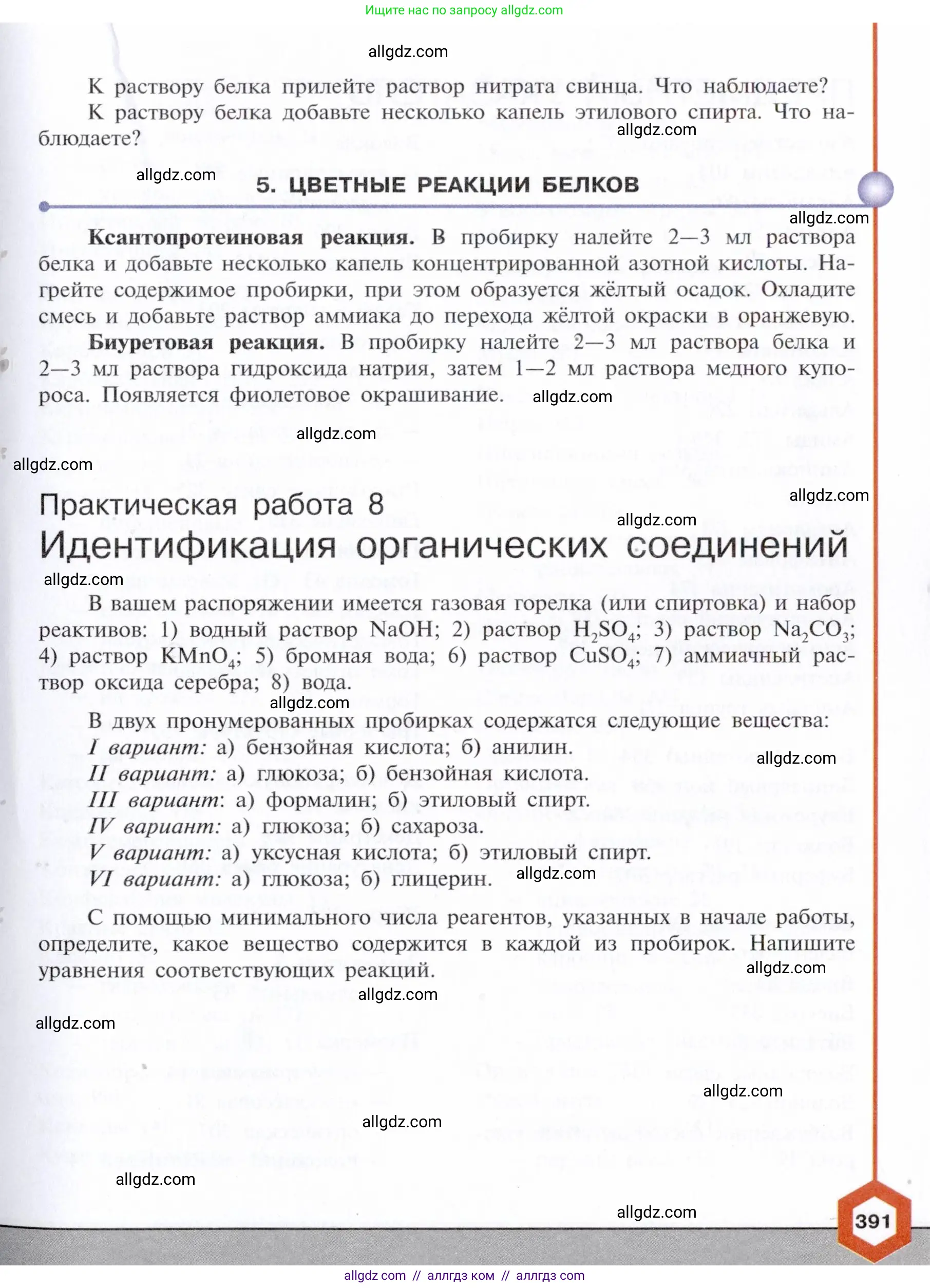 Химия, 10 класс Учебник, авторы: Габриелян Олег Саргисович, Остроумов Игорь Геннадьевич, Сладков Сергей Анатольевич, издательство Просвещение, Москва, 2021, белого цвета, страница 391