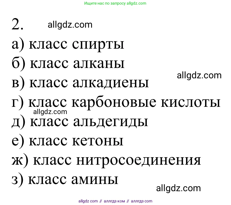 Химия, 10 класс Учебник, авторы: Габриелян Олег Саргисович, Остроумов Игорь Геннадьевич, Сладков Сергей Анатольевич, издательство Просвещение, Москва, 2021, белого цвета, страница 38, номер 2, Решение