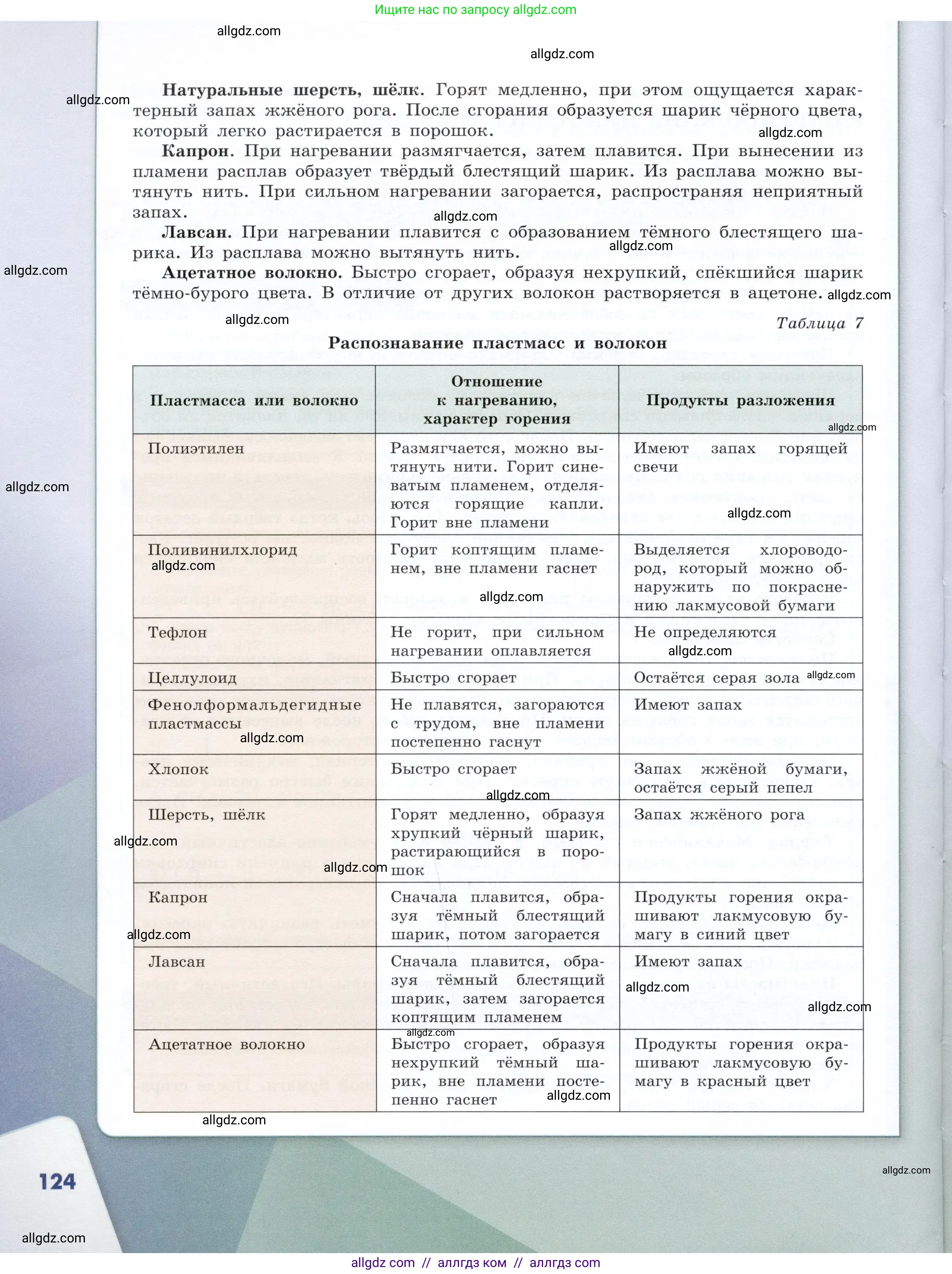 Химия, 10 класс Учебник, авторы: Габриелян Олег Саргисович, Остроумов Игорь Геннадьевич, Сладков Сергей Анатольевич, издательство Просвещение, Москва, 2019, белого цвета, страница 124