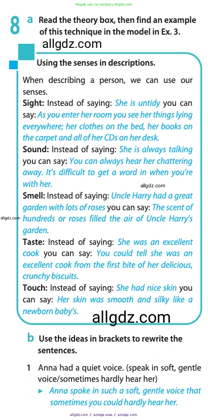 Английский язык (english), 11 класс Учебник (Student's book), авторы: Афанасьева Ольга Васильевна (Afanasyeva Olga), Дули Дженни (Dooley Jenny), Михеева Ирина Владимировна (Mikheeva Irina), Оби Боб (Obee Bob), Эванс Вирджиния (Evans Virginia), издательство Просвещение, Москва, 2019, страница 20, номер 8, Условие