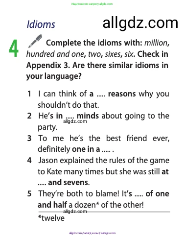 Английский язык (english), 11 класс Учебник (Student's book), авторы: Афанасьева Ольга Васильевна (Afanasyeva Olga), Дули Дженни (Dooley Jenny), Михеева Ирина Владимировна (Mikheeva Irina), Оби Боб (Obee Bob), Эванс Вирджиния (Evans Virginia), издательство Просвещение, Москва, 2019, страница 30, номер 4, Условие