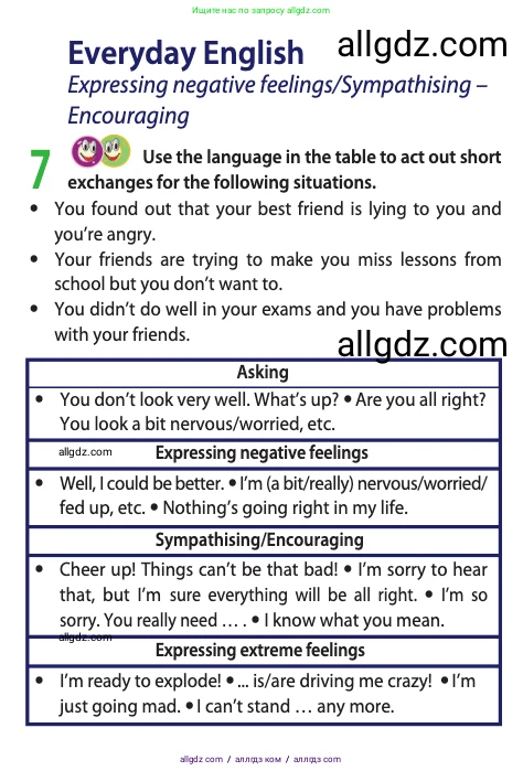 Английский язык (english), 11 класс Учебник (Student's book), авторы: Афанасьева Ольга Васильевна (Afanasyeva Olga), Дули Дженни (Dooley Jenny), Михеева Ирина Владимировна (Mikheeva Irina), Оби Боб (Obee Bob), Эванс Вирджиния (Evans Virginia), издательство Просвещение, Москва, 2019, страница 31, номер 7, Условие