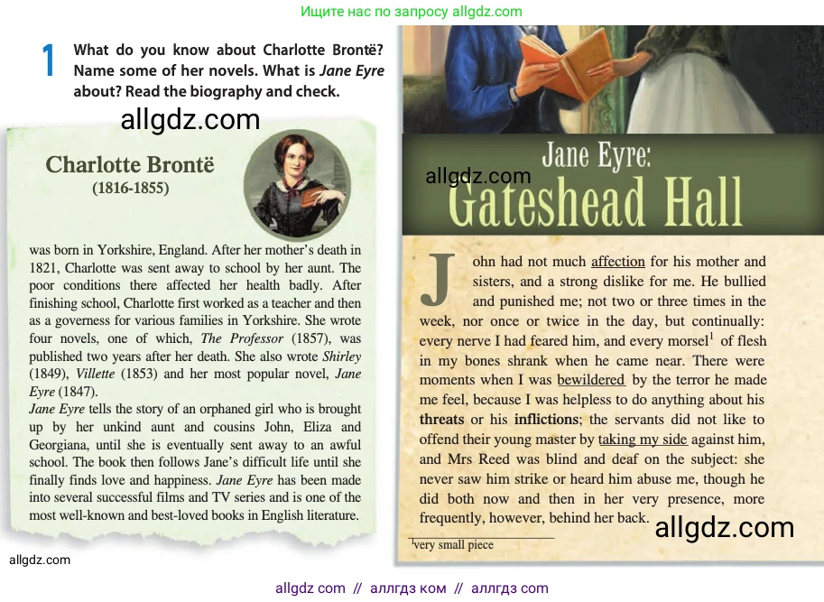 Английский язык (english), 11 класс Учебник (Student's book), авторы: Афанасьева Ольга Васильевна (Afanasyeva Olga), Дули Дженни (Dooley Jenny), Михеева Ирина Владимировна (Mikheeva Irina), Оби Боб (Obee Bob), Эванс Вирджиния (Evans Virginia), издательство Просвещение, Москва, 2019, страница 34, номер 1, Условие