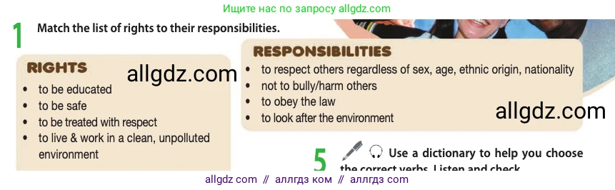 Английский язык (english), 11 класс Учебник (Student's book), авторы: Афанасьева Ольга Васильевна (Afanasyeva Olga), Дули Дженни (Dooley Jenny), Михеева Ирина Владимировна (Mikheeva Irina), Оби Боб (Obee Bob), Эванс Вирджиния (Evans Virginia), издательство Просвещение, Москва, 2019, страница 48, номер 1, Условие