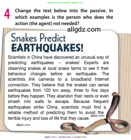 Английский язык (english), 11 класс Учебник (Student's book), авторы: Афанасьева Ольга Васильевна (Afanasyeva Olga), Дули Дженни (Dooley Jenny), Михеева Ирина Владимировна (Mikheeva Irina), Оби Боб (Obee Bob), Эванс Вирджиния (Evans Virginia), издательство Просвещение, Москва, 2019, страница 68, номер 4, Условие