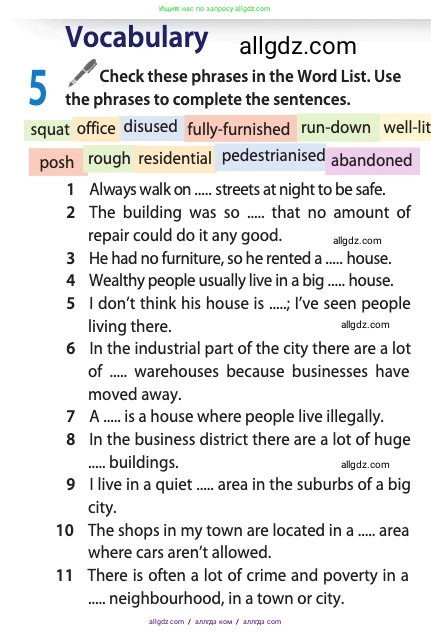 Английский язык (english), 11 класс Учебник (Student's book), авторы: Афанасьева Ольга Васильевна (Afanasyeva Olga), Дули Дженни (Dooley Jenny), Михеева Ирина Владимировна (Mikheeva Irina), Оби Боб (Obee Bob), Эванс Вирджиния (Evans Virginia), издательство Просвещение, Москва, 2019, страница 85, номер 5, Условие