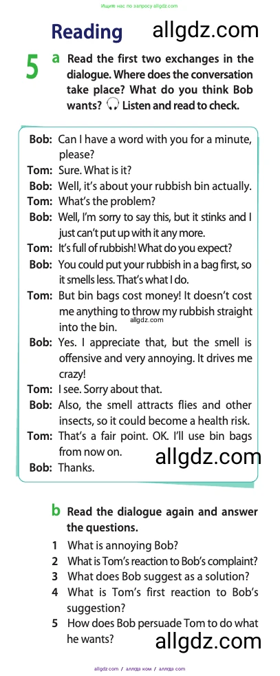 Английский язык (english), 11 класс Учебник (Student's book), авторы: Афанасьева Ольга Васильевна (Afanasyeva Olga), Дули Дженни (Dooley Jenny), Михеева Ирина Владимировна (Mikheeva Irina), Оби Боб (Obee Bob), Эванс Вирджиния (Evans Virginia), издательство Просвещение, Москва, 2019, страница 87, номер 5, Условие