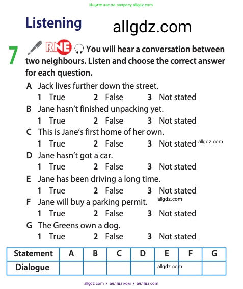 Английский язык (english), 11 класс Учебник (Student's book), авторы: Афанасьева Ольга Васильевна (Afanasyeva Olga), Дули Дженни (Dooley Jenny), Михеева Ирина Владимировна (Mikheeva Irina), Оби Боб (Obee Bob), Эванс Вирджиния (Evans Virginia), издательство Просвещение, Москва, 2019, страница 87, номер 7, Условие