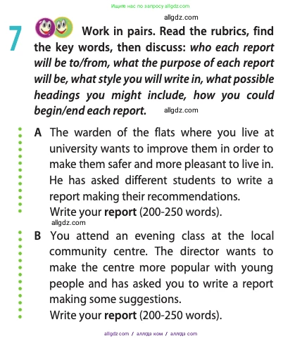 Английский язык (english), 11 класс Учебник (Student's book), авторы: Афанасьева Ольга Васильевна (Afanasyeva Olga), Дули Дженни (Dooley Jenny), Михеева Ирина Владимировна (Mikheeva Irina), Оби Боб (Obee Bob), Эванс Вирджиния (Evans Virginia), издательство Просвещение, Москва, 2019, страница 94, номер 7, Условие