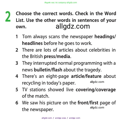 Английский язык (english), 11 класс Учебник (Student's book), авторы: Афанасьева Ольга Васильевна (Afanasyeva Olga), Дули Дженни (Dooley Jenny), Михеева Ирина Владимировна (Mikheeva Irina), Оби Боб (Obee Bob), Эванс Вирджиния (Evans Virginia), издательство Просвещение, Москва, 2019, страница 104, номер 2, Условие