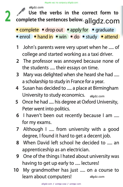 Английский язык (english), 11 класс Учебник (Student's book), авторы: Афанасьева Ольга Васильевна (Afanasyeva Olga), Дули Дженни (Dooley Jenny), Михеева Ирина Владимировна (Mikheeva Irina), Оби Боб (Obee Bob), Эванс Вирджиния (Evans Virginia), издательство Просвещение, Москва, 2019, страница 122, номер 2, Условие