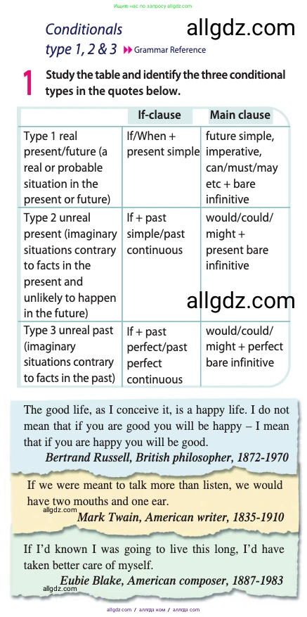 Английский язык (english), 11 класс Учебник (Student's book), авторы: Афанасьева Ольга Васильевна (Afanasyeva Olga), Дули Дженни (Dooley Jenny), Михеева Ирина Владимировна (Mikheeva Irina), Оби Боб (Obee Bob), Эванс Вирджиния (Evans Virginia), издательство Просвещение, Москва, 2019, страница 124, номер 1, Условие