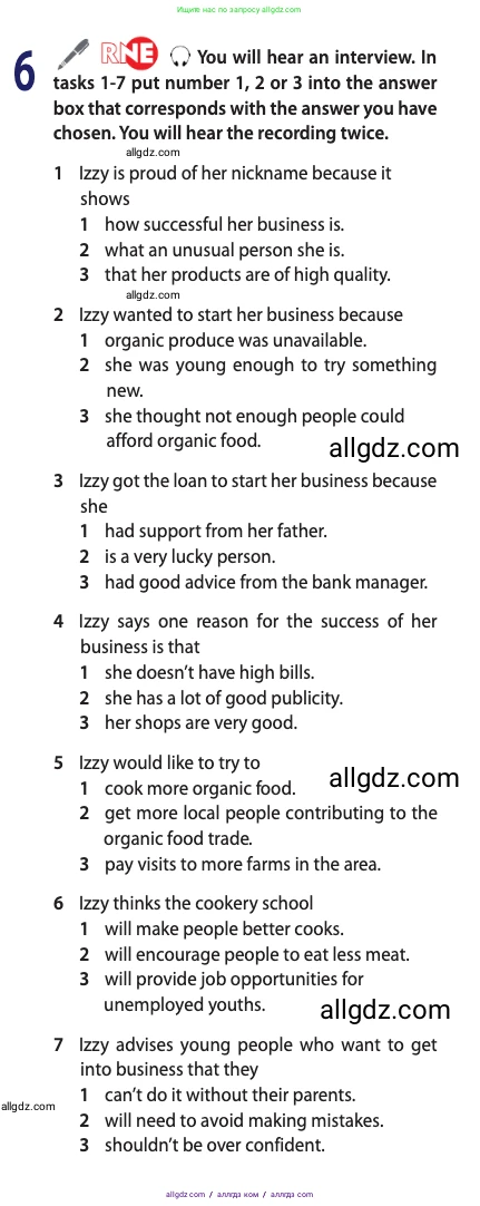 Английский язык (english), 11 класс Учебник (Student's book), авторы: Афанасьева Ольга Васильевна (Afanasyeva Olga), Дули Дженни (Dooley Jenny), Михеева Ирина Владимировна (Mikheeva Irina), Оби Боб (Obee Bob), Эванс Вирджиния (Evans Virginia), издательство Просвещение, Москва, 2019, страница 156, номер 6, Условие