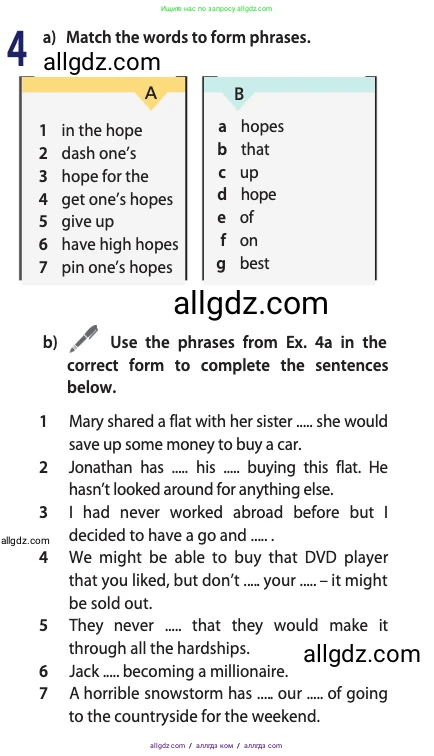 Английский язык (english), 11 класс Учебник (Student's book), авторы: Афанасьева Ольга Васильевна (Afanasyeva Olga), Дули Дженни (Dooley Jenny), Михеева Ирина Владимировна (Mikheeva Irina), Оби Боб (Obee Bob), Эванс Вирджиния (Evans Virginia), издательство Просвещение, Москва, 2019, страница 174, номер 4, Условие