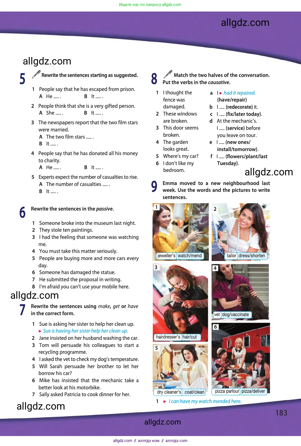 Английский язык (english), 11 класс Учебник (Student's book), авторы: Афанасьева Ольга Васильевна (Afanasyeva Olga), Дули Дженни (Dooley Jenny), Михеева Ирина Владимировна (Mikheeva Irina), Оби Боб (Obee Bob), Эванс Вирджиния (Evans Virginia), издательство Просвещение, Москва, 2019, страница 183