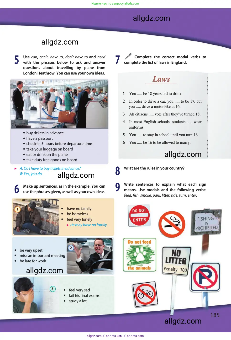 Английский язык (english), 11 класс Учебник (Student's book), авторы: Афанасьева Ольга Васильевна (Afanasyeva Olga), Дули Дженни (Dooley Jenny), Михеева Ирина Владимировна (Mikheeva Irina), Оби Боб (Obee Bob), Эванс Вирджиния (Evans Virginia), издательство Просвещение, Москва, 2019, страница 185