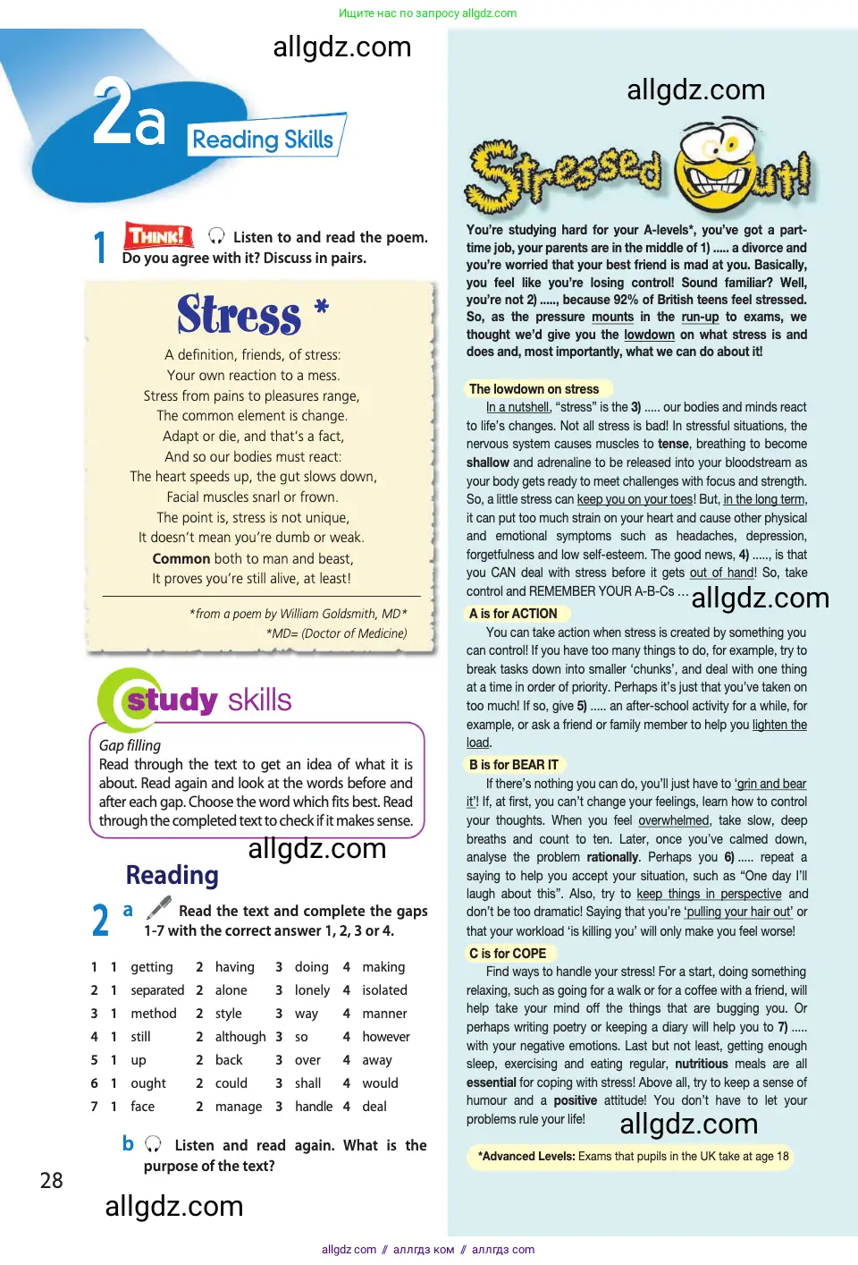 Английский язык (english), 11 класс Учебник (Student's book), авторы: Афанасьева Ольга Васильевна (Afanasyeva Olga), Дули Дженни (Dooley Jenny), Михеева Ирина Владимировна (Mikheeva Irina), Оби Боб (Obee Bob), Эванс Вирджиния (Evans Virginia), издательство Просвещение, Москва, 2019, страница 28